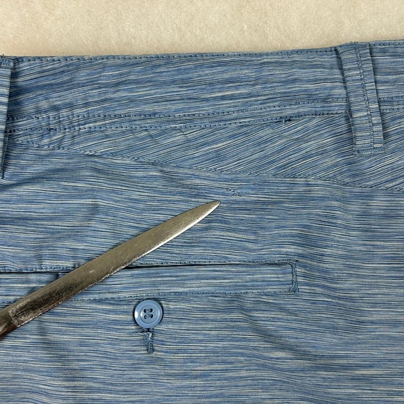 Volcom Shorts Mens 38* Surf & Turf Blue Lightweight‎ 4 Way Stretch *Flaws - Picture 9 of 14